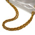 VINTAGE CHANEL CHAIN SHOULDER BAG GOLD CLEAR VINYL LEATHER GOLD HARDWARE 90343016