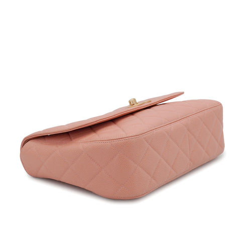 VINTAGE CHANEL MATELASSE CHAIN SHOULDER BAG PINK CAVIAR SKIN MATT GOLD HARDWARE 90338293