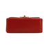 VINTAGE CHANEL CHAIN SHOULDER BAG RED LAMB SKIN GOLD HARDWARE 90335324