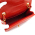 VINTAGE CHANEL CHAIN SHOULDER BAG RED LAMB SKIN GOLD HARDWARE 90335324