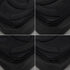 VINTAGE CHANEL FRINGE CHAIN SHUOLDER BAG BLACK LAMB SKIN GOLD HARDWARE 90344091