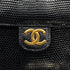 VINTAGE CHANEL CHAIN SHUOLDER BAG BLACK LIZARD GOLD HARDWARE 90324813