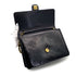 VINTAGE CHANEL CHAIN SHUOLDER BAG BLACK LIZARD GOLD HARDWARE 90324813