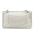 VINTAGE CHANEL CHAIN SHUOLDER BAG CLEAR WHITE VINYL LEATHER SILVER HARDWARE 90339152