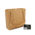 VINTAGE CHANEL COCOMARK CHAIN TOTE BAG BEIGE CAVIAR SKIN GOLD HARDWARE 90327863