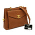VINTAGE CHANEL CHAIN TOTE BAG BROWN CAVIAR SKIN GOLD HARDWARE 90326210