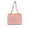 VINTAGE CHANEL COCOMARK CHAIN TOTE BAG LIGHT PINK CAVIAR SKIN GOLD HARDWARE 90321763