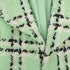 VINTAGE CHANEL CHECK COCO BUTTON TWEED JACKET SKIRT SET LIGHT GREEN WOOL 38 94P RTW 90332949