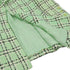 VINTAGE CHANEL CHECK COCO BUTTON TWEED JACKET SKIRT SET LIGHT GREEN WOOL 38 94P RTW 90332949