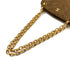 VINTAGE CHANEL CHEVRON BIJOU CHAIN SHOULDER BAG BROWN SUEDE GOLD HARDWARE 90321629
