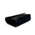 VINTAGE CHANEL CHEVRON CHAIN SHOULDER BAG BLACK SUEDE GOLD HARDWARE 90322286