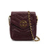 VINTAGE CHANEL CHEVRON CHAIN SHOULDER BAG BURGUNDY CAVIAR SKIN GOLD HARDWARE 90323193