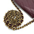VINTAGE CHANEL CHEVRON CHAIN SHOULDER BAG BURGUNDY CAVIAR SKIN GOLD HARDWARE 90323193