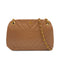 VINTAGE CHANEL CHEVRON CHAIN SHOULDER BAG CAMEL LAMB SKIN GOLD HARDWARE 90324814
