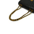 VINTAGE CHANEL CHEVRON V STITCH CHAIN SHOULDER BAG BLACK LAMB SKIN GOLD HARDWARE 90339645