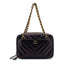 VINTAGE CHANEL CHEVRON V STITCH CHAIN SHUOLDER BAG BROWN LAMB SKIN GOLD HARDWARE 90318212