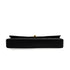 VINTAGE CHANEL CHOCOLATE BAR CHAIN SHOULDER BAG BLACK LAMB SKIN 90344099