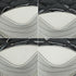 VINTAGE CHANEL CHOCOLATE BAR HAND SHOULDER BAG BLACK WHITE ENAMEL LEATHER SILVER HARDWARE 90345512