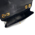 VINTAGE CHANEL CLASSIC FLAP JUMBO CHAIN SHOULDER BAG BLACK LAMB SKIN GOLD HARDWARE 90324817