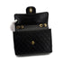VINTAGE CHANEL CLASSIC FLAP JUMBO CHAIN SHOULDER BAG BLACK LAMB SKIN GOLD HARDWARE 90322527
