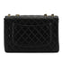 VINTAGE CHANEL CLASSIC FLAP JUMBO CHAIN SHOULDER BAG BLACK LAMB SKIN GOLD HARDWARE 90334263