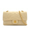 VINTAGE CHANEL CLASSIC FLAP MEDIUM CHAIN SHOULDER BAG BEIGE LAMB SKIN GOLD HARDWARE 90314339