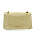 VINTAGE CHANEL CLASSIC FLAP MEDIUM CHAIN SHOULDER BAG BEIGE LAMB SKIN GOLD HARDWARE 90341865