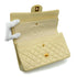 VINTAGE CHANEL CLASSIC FLAP MEDIUM CHAIN SHOULDER BAG BEIGE LAMB SKIN GOLD HARDWARE 90341865