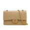 VINTAGE CHANEL CLASSIC FLAP MEDIUM CHAIN SHOULDER BAG BEIGE LAMB SKIN GOLD HARDWARE 90345501