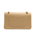 VINTAGE CHANEL CLASSIC FLAP MEDIUM CHAIN SHOULDER BAG BEIGE LAMB SKIN GOLD HARDWARE 90345501