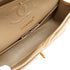 VINTAGE CHANEL CLASSIC FLAP SMALL CHAIN SHOULDER BAG BEIGE LAMB SKIN GOLD HARDWARE 90346683