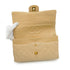 VINTAGE CHANEL CLASSIC FLAP MEDIUM CHAIN SHOULDER BAG BEIGE LAMB SKIN GOLD HARDWARE 90347822