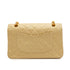 VINTAGE CHANEL CLASSIC FLAP MEDIUM CHAIN SHOULDER BAG BEIGE LAMB SKIN GOLD HARDWARE 90347829