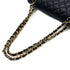 VINTAGE CHANEL CLASSIC FLAP MEDIUM CHAIN SHOULDER BAG BLACK CAVIAR SKIN GOLD HARDWARE 90327992