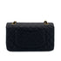VINTAGE CHANEL CLASSIC FLAP MEDIUM CHAIN SHOULDER BAG BLACK CAVIAR SKIN GOLD HARDWARE 90314358