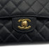 VINTAGE CHANEL CLASSIC FLAP MEDIUM CHAIN SHOULDER BAG BLACK CAVIAR SKIN GOLD HARDWARE 90314358