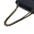 VINTAGE CHANEL CLASSIC FLAP MEDIUM CHAIN SHOULDER BAG BLACK CAVIAR SKIN GOLD HARDWARE 90314358