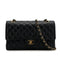 VINTAGE CHANEL CLASSIC FLAP MEDIUM CHAIN SHOULDER BAG BLACK CAVIAR SKIN GOLD HARDWARE 90318758