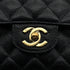VINTAGE CHANEL CLASSIC FLAP MEDIUM CHAIN SHOULDER BAG BLACK CAVIAR SKIN GOLD HARDWARE 90318758