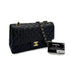 VINTAGE CHANEL CLASSIC FLAP MEDIUM CHAIN SHOULDER BAG BLACK CAVIAR SKIN GOLD HARDWARE 90318758