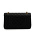 VINTAGE CHANEL CLASSIC FLAP MEDIUM CHAIN SHOULDER BAG BLACK CAVIAR SKIN GOLD HARDWARE 90335802