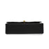 VINTAGE CHANEL CLASSIC FLAP MEDIUM CHAIN SHOULDER BAG BLACK CAVIAR SKIN GOLD HARDWARE 90341454