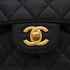 VINTAGE CHANEL CLASSIC FLAP MEDIUM CHAIN SHOULDER BAG BLACK CAVIAR SKIN GOLD HARDWARE 90341454