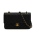 VINTAGE CHANEL CLASSIC FLAP MEDIUM CHAIN SHOULDER BAG BLACK CAVIAR SKIN GOLD HARDWARE 90341880