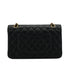 VINTAGE CHANEL CLASSIC FLAP MEDIUM CHAIN SHOULDER BAG BLACK CAVIAR SKIN GOLD HARDWARE 90337659