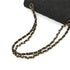VINTAGE CHANEL CLASSIC FLAP MEDIUM CHAIN SHOULDER BAG BLACK DENIM GOLD HARDWARE 90348499