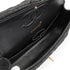 VINTAGE CHANEL CLASSIC FLAP MEDIUM CHAIN SHOULDER BAG BLACK DENIM GOLD HARDWARE 90348499
