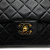 VINTAGE CHANEL CLASSIC FLAP MEDIUM CHAIN SHOULDER BAG BLACK LAMB SKIN GOLD HARDWARE 90318219