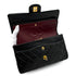 VINTAGE CHANEL CLASSIC FLAP MEDIUM CHAIN SHOULDER BAG BLACK LAMB SKIN GOLD HARDWARE 90318219