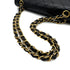 VINTAGE CHANEL CLASSIC FLAP MEDIUM CHAIN SHOULDER BAG BLACK LAMB SKIN GOLD HARDWARE 90323981
